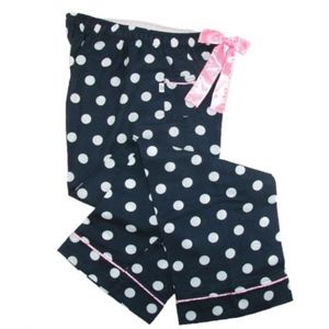 New Boxercraft Navy & White Flannel Polka Dot